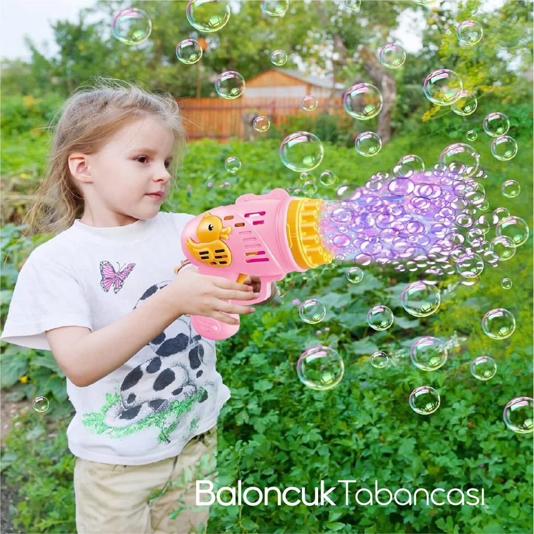 BubbleKiss™ Işıklı Baloncuk Tabancası